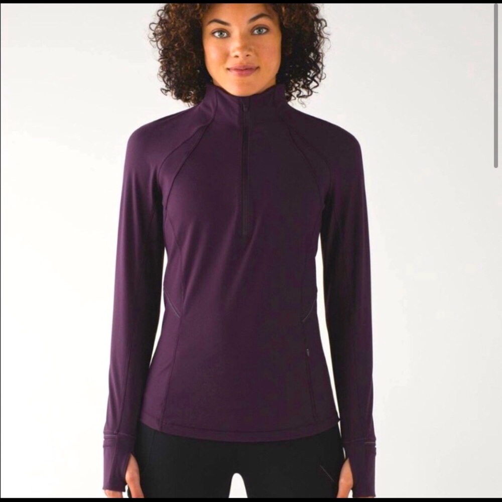 Lululemon 1/4 zip long sleeve shirt - size 4